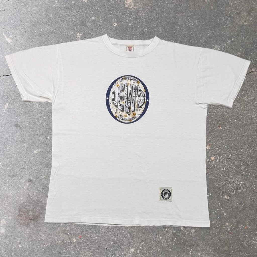 1990s Levis Floral Graphic Tee | S/M