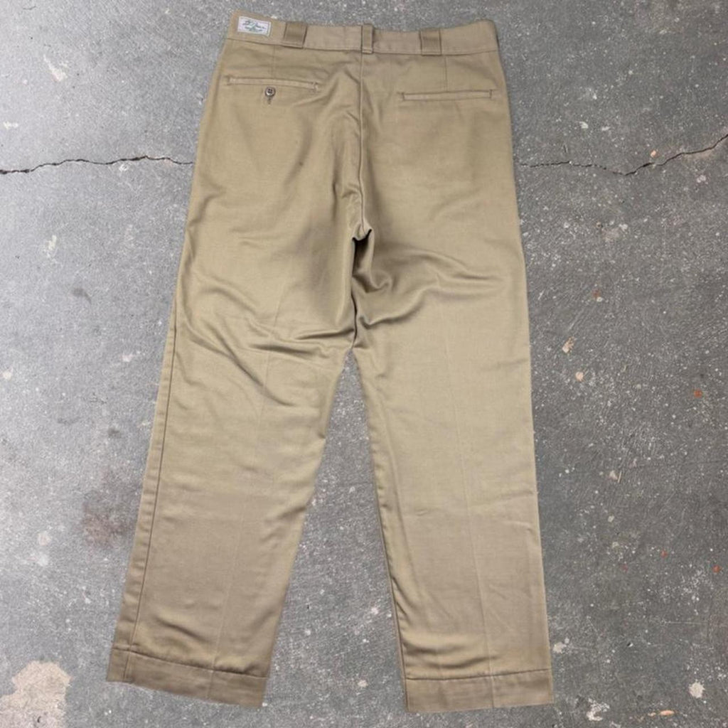 1980s L.L.Bean Khaki Straight Leg Chino Pants | 32 x 27.5