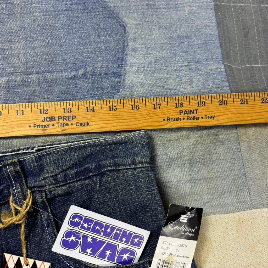 2000s Deadstock evolution design jeans | 34x32