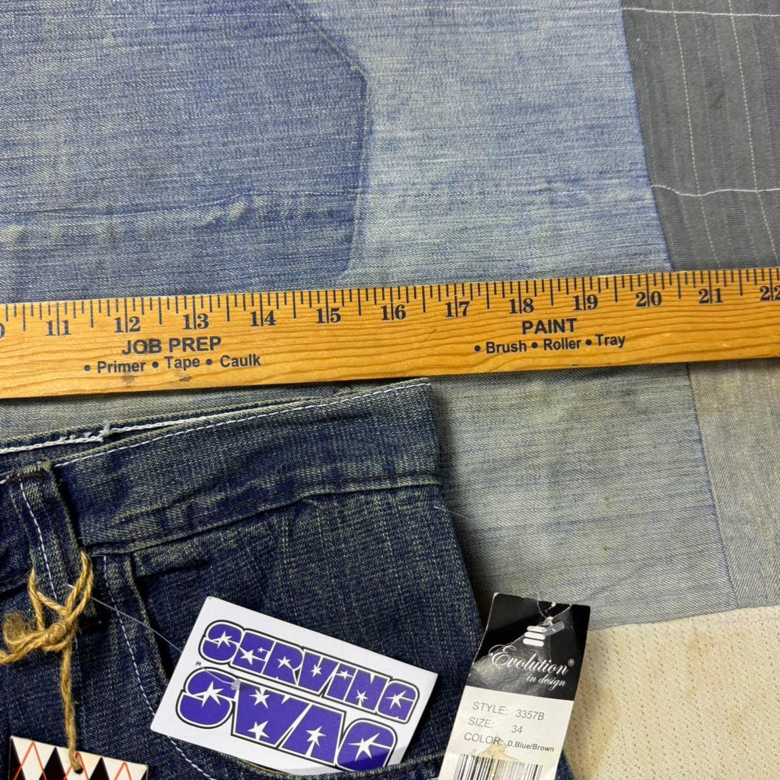 2000s Deadstock evolution design jeans | 34x32