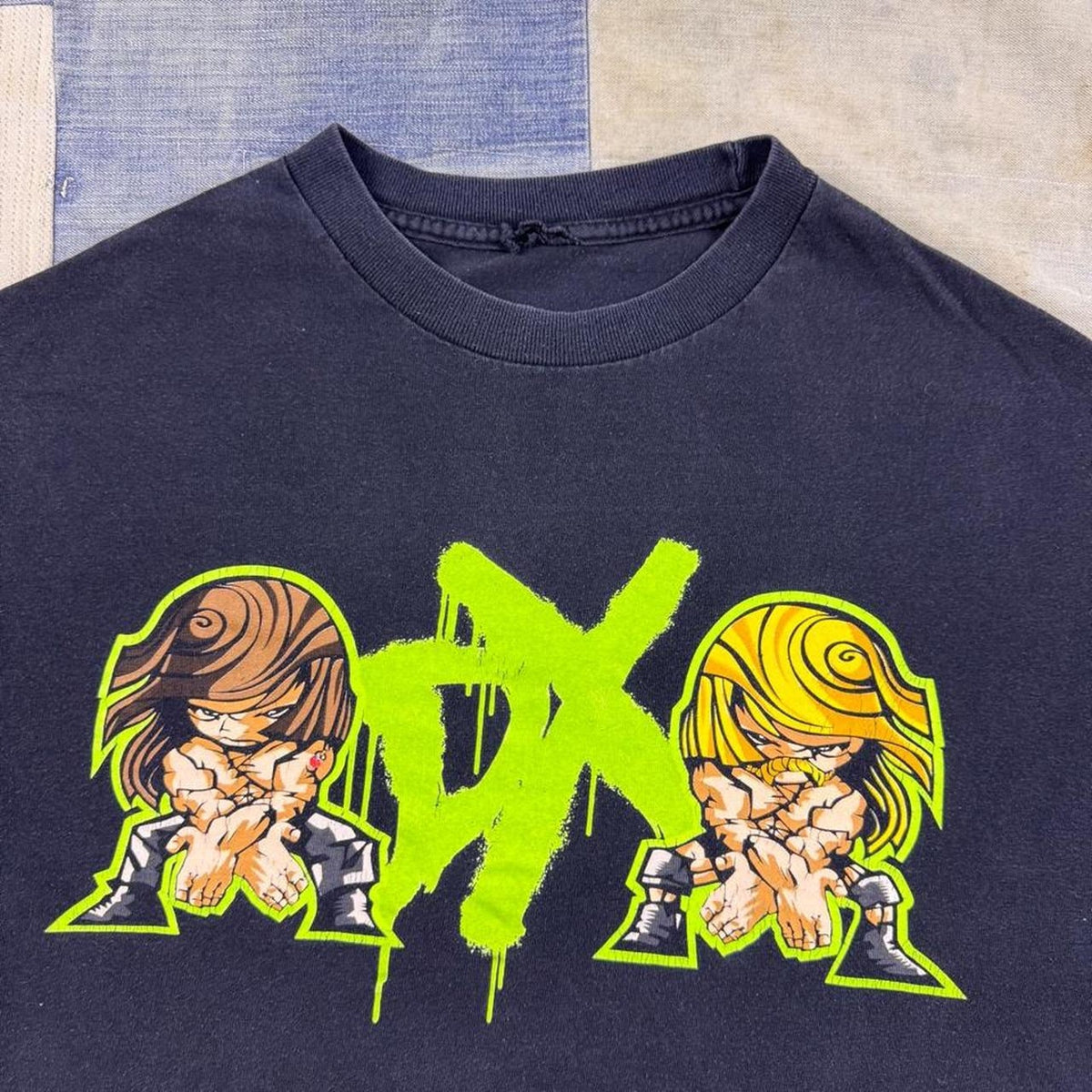 2000s D-Generation X Cartoon Wrestling Tee | Medium Fit