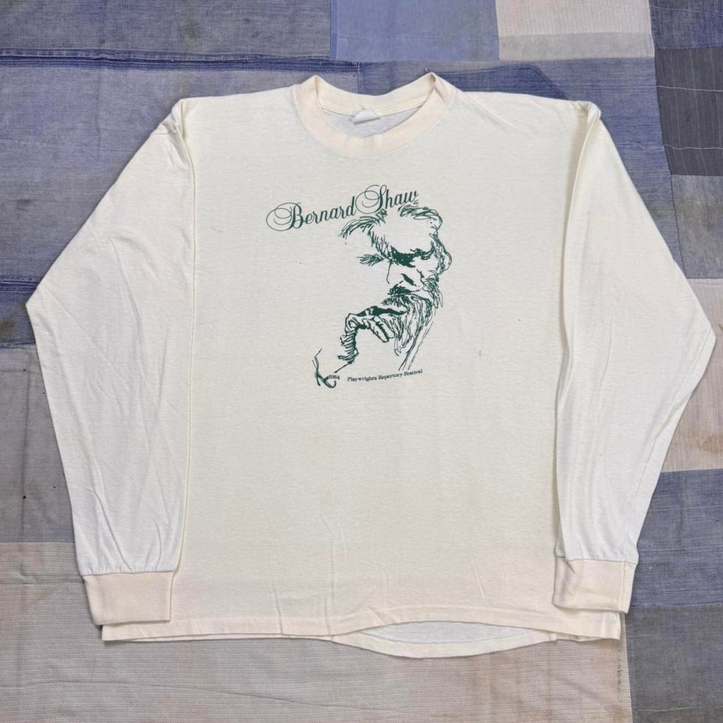 1980s Bernard Shaw long sleeve tee | Large