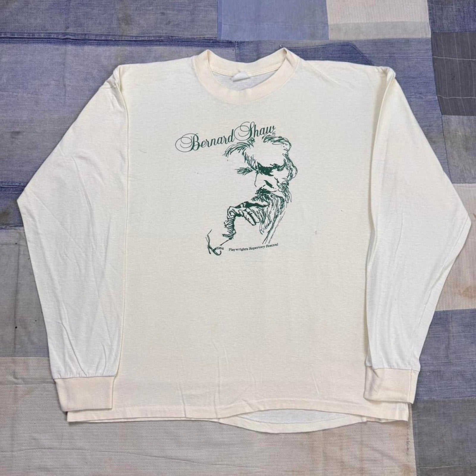 1980s Bernard Shaw long sleeve tee | Large