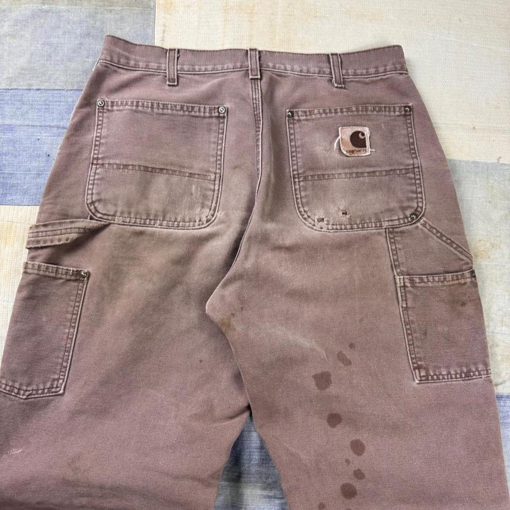 2000s Carhartt B136 CHT Double Knee Carpenter Pants | 31x30