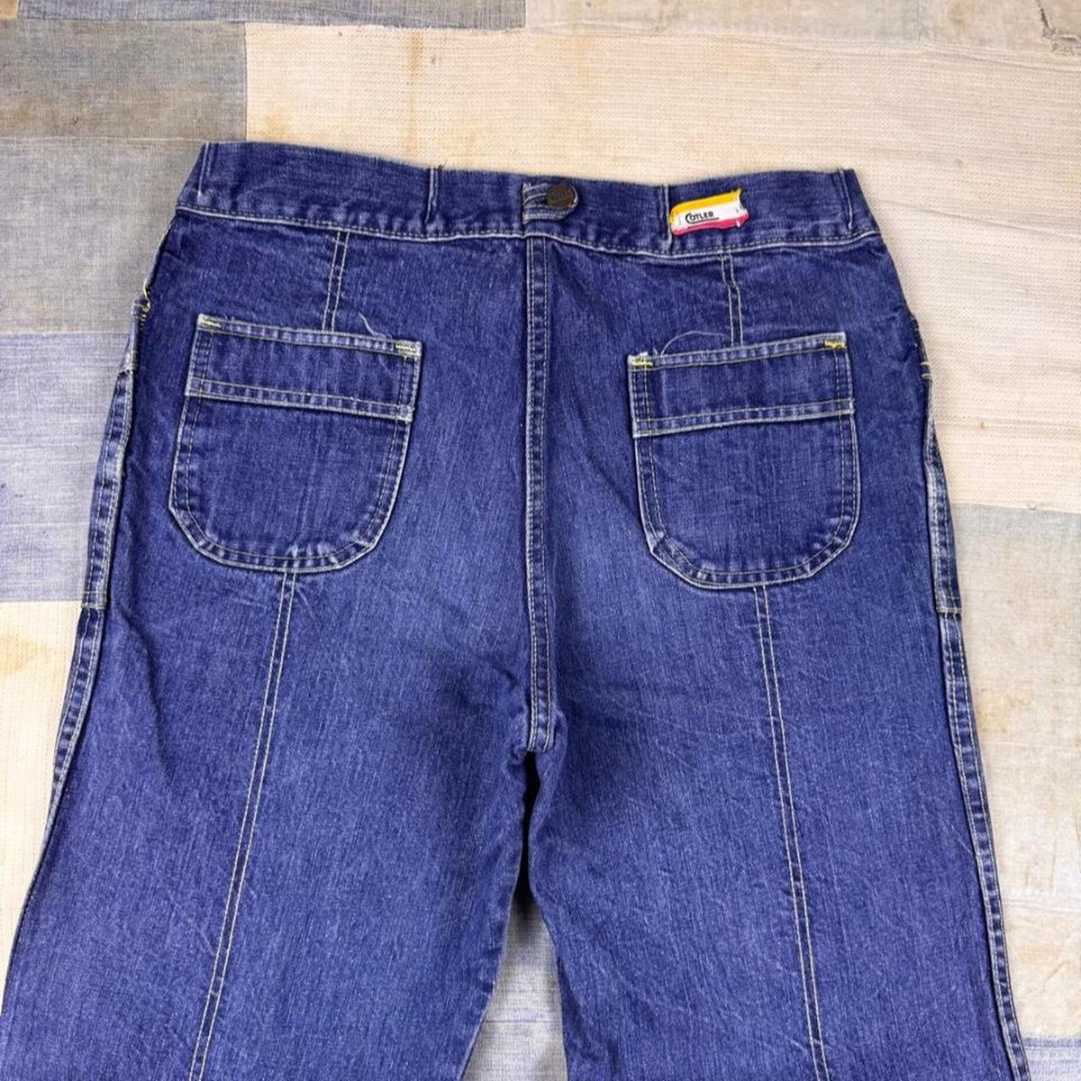 1970s Cotler Wide Leg Bell Bottom Jeans | 31 x 33