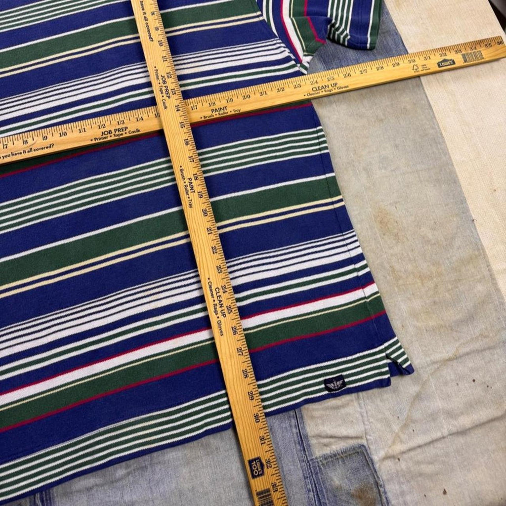 1990s Dockers Levi’s Striped Knit Tee | XL