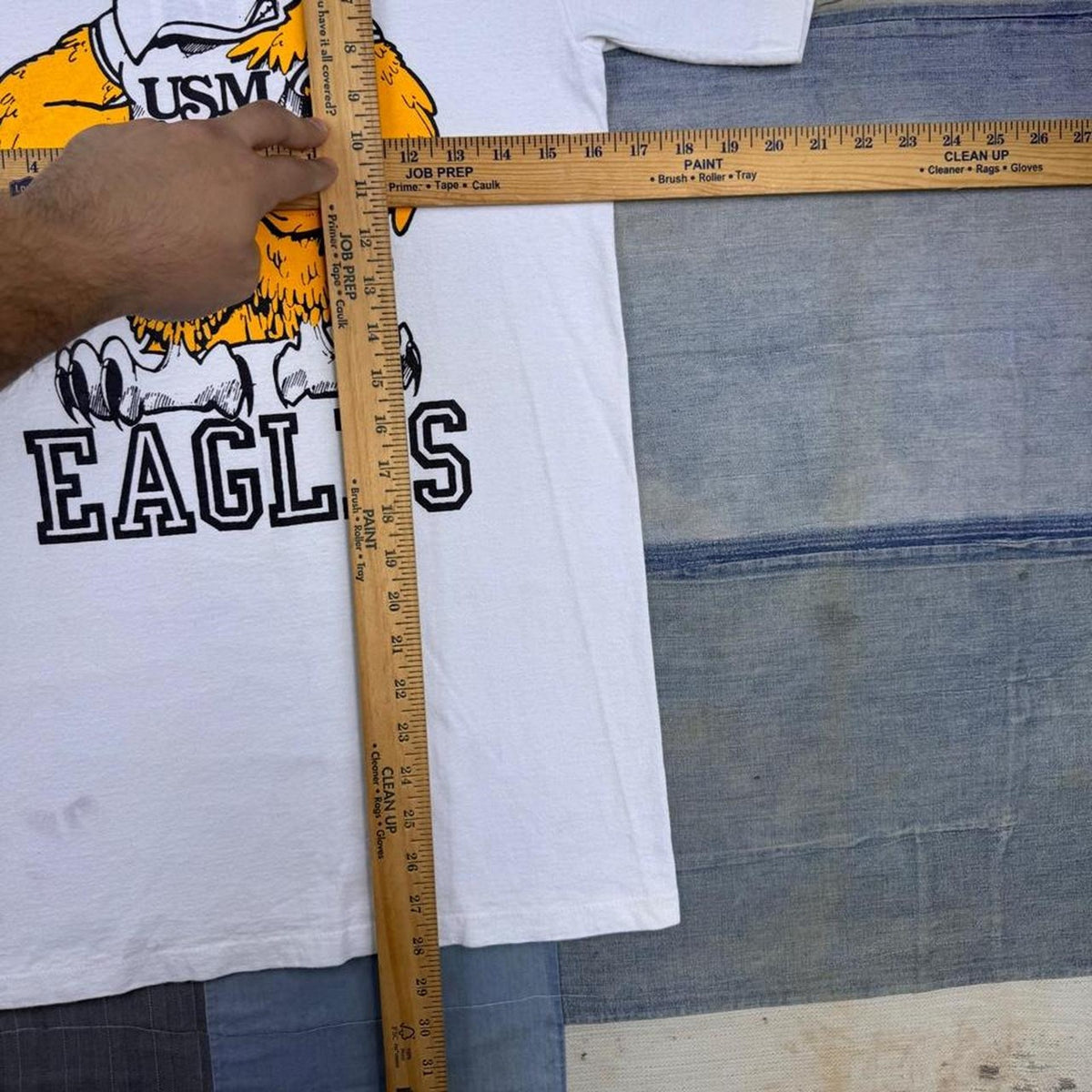 1980s USM Southern Miss Eagles Mascot Graphic Tee | Small