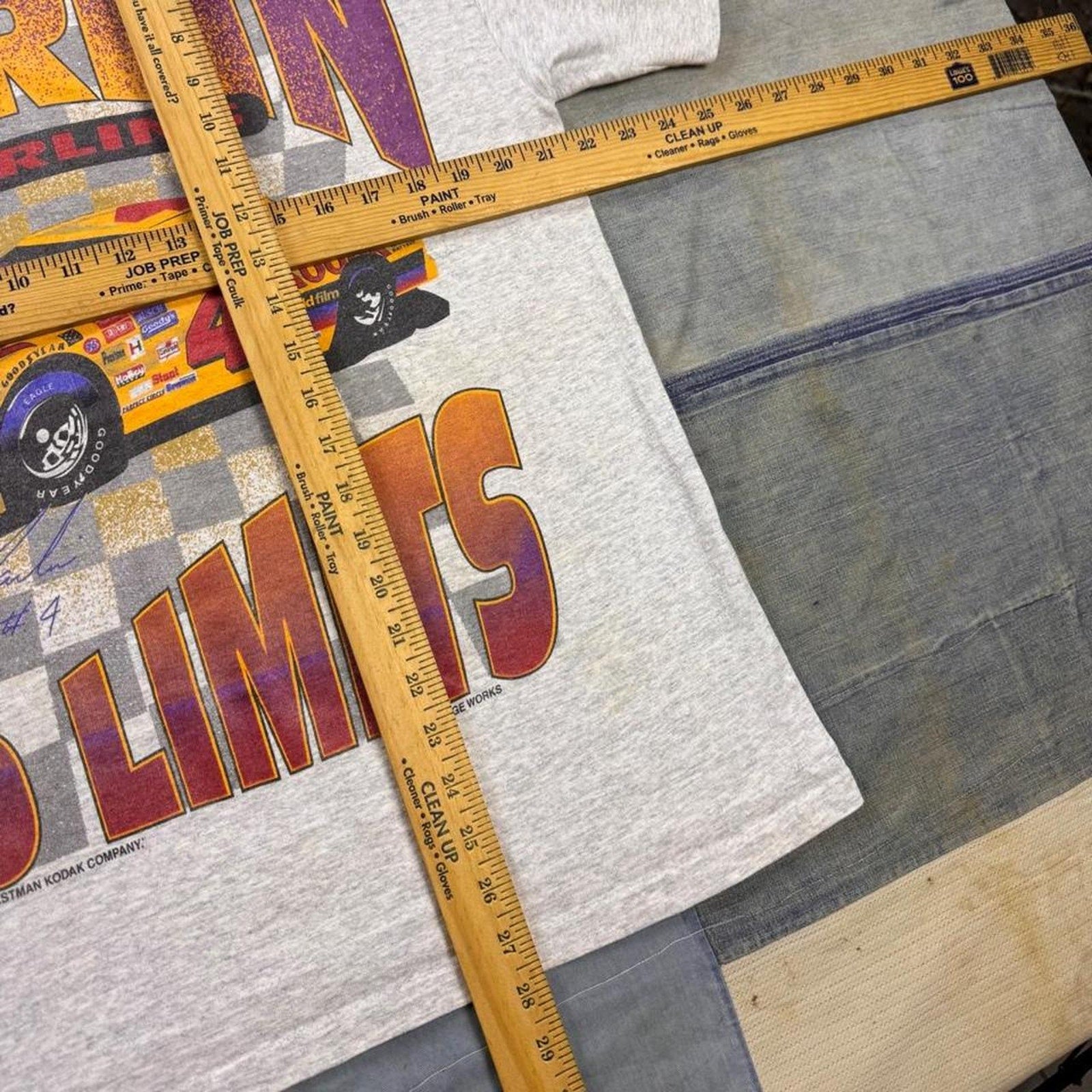1995 Sterling Marlin NASCAR “No Limits” graphic tee | Large