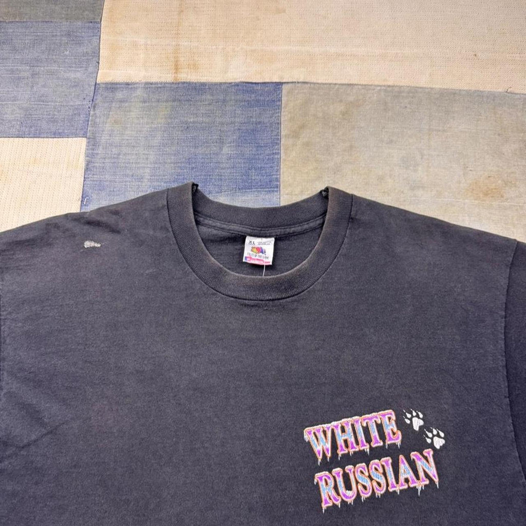 1992 White Russian Vodka Polar Bear Beach Tee | XL