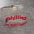 1980 Philadelphia Phillies World Champions Burnout Tee | Medium