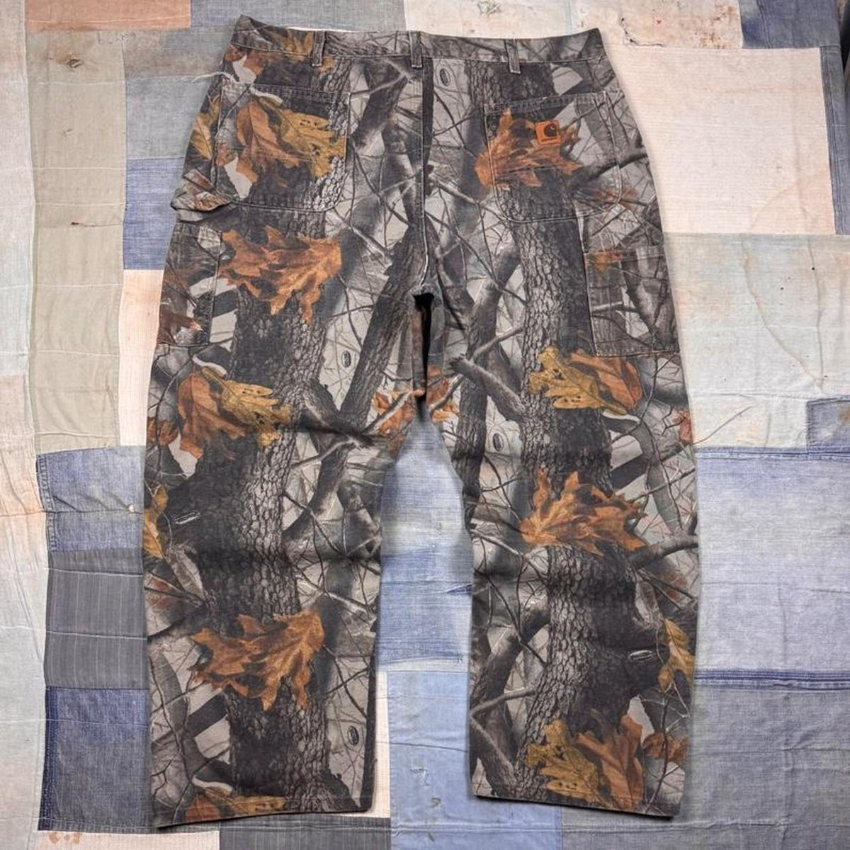 1990s Carhartt Treestand Camo Carpenter Pants | 39 x 29