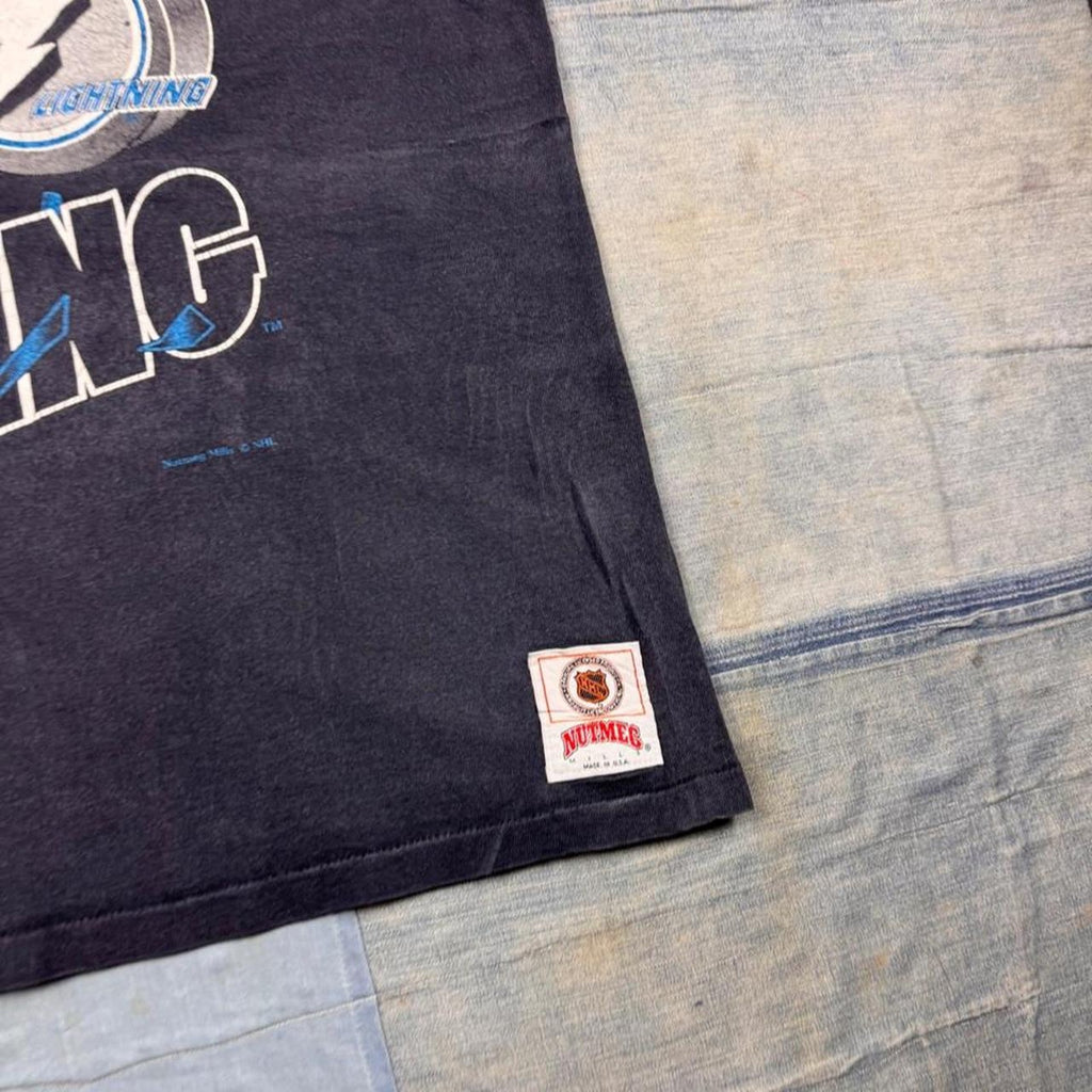 1990s Tampa Bay Lightning Kick Ice Tee | XL