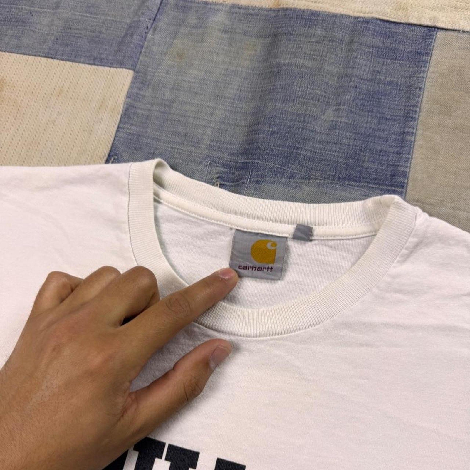 2000s Carhartt Collegiate Logo Graphic Tee | XL