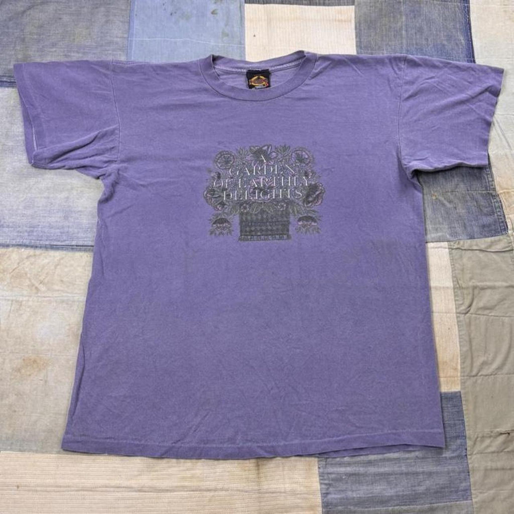 1990s “A Garden of Earthly Delights” Floral Graphic Tee | Large