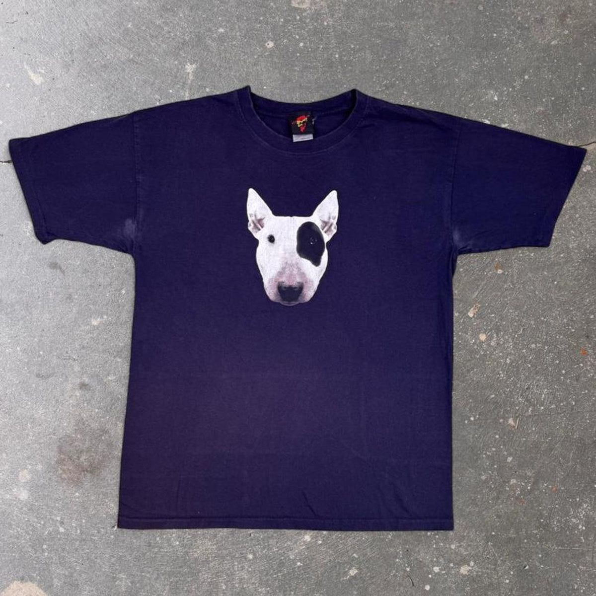 2005 Bull Terrier Dog Graphic Dewynters London Promo Tee | Medium