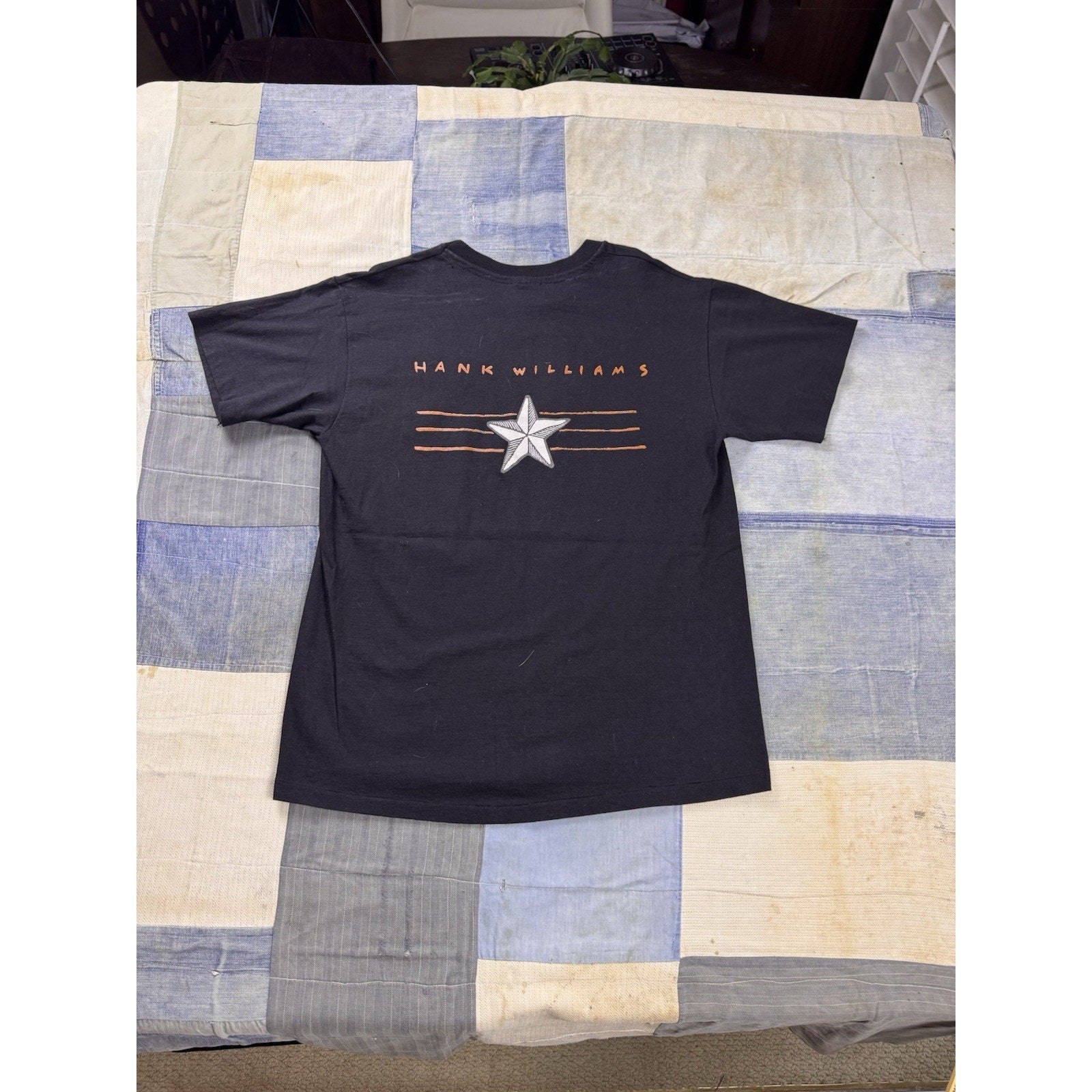 Hank Williams SR Crewneck T Shirt Tee Large Vintage Rare 90's 1993 Single Stitch