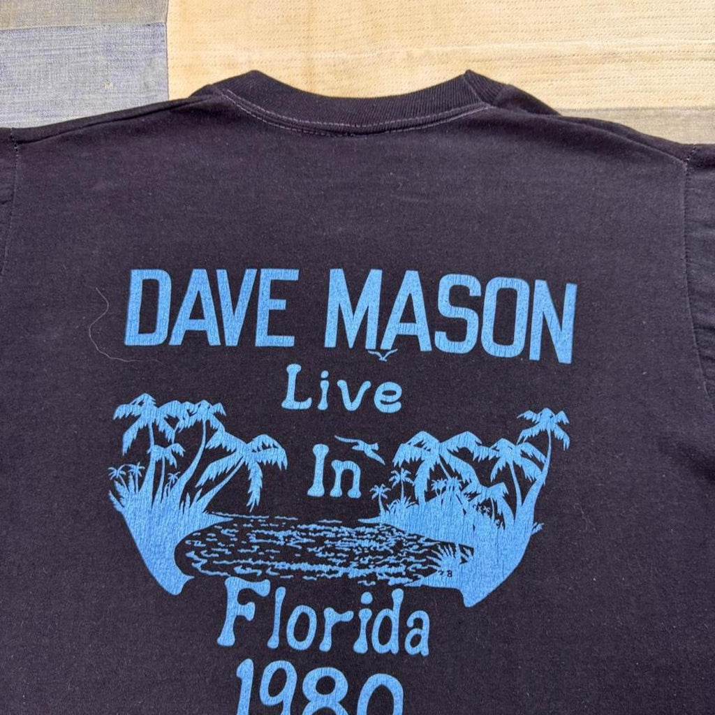 1980 Dave Mason Live in Florida Double-Sided Concert Tee | Small