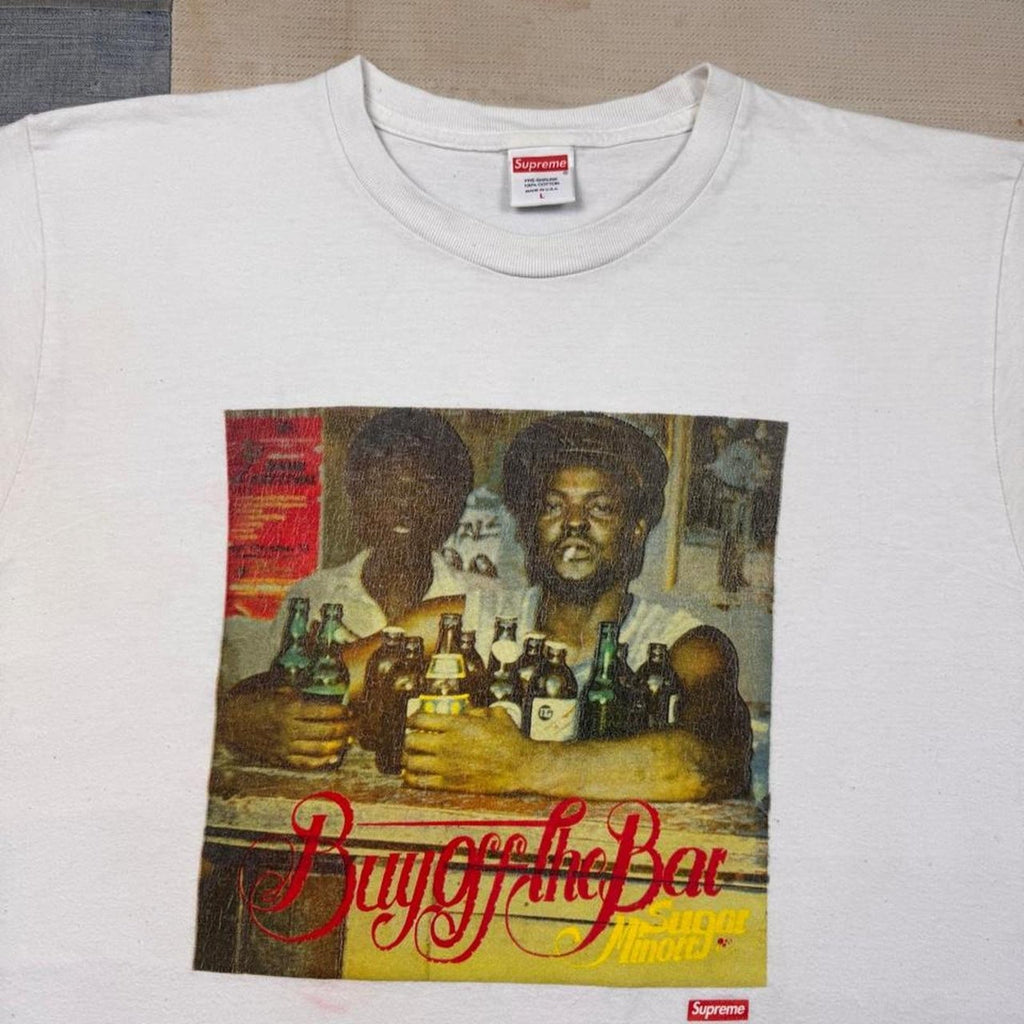 2010s Supreme Buy Off the Bar Sugar Minott Tee | L