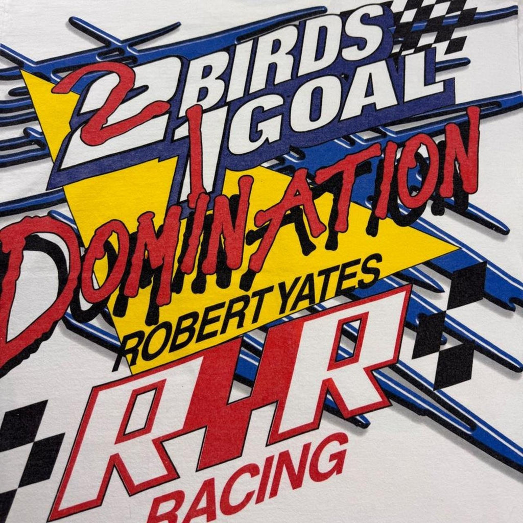 1990s Chase Racewear Robert Yates Racing all-over print tee | XXL