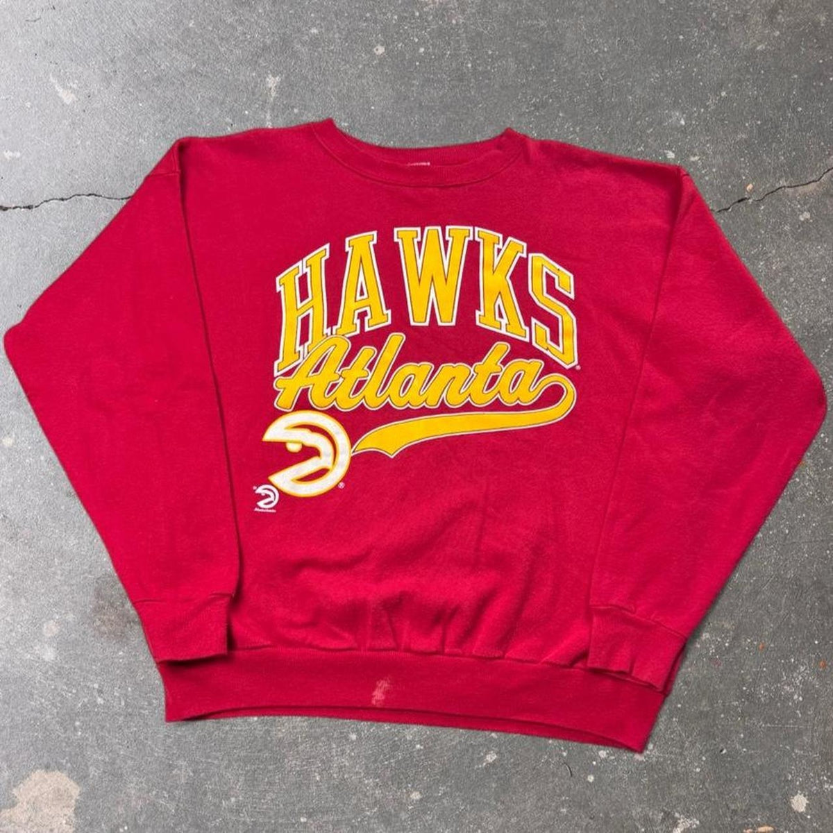 1990s Atlanta Hawks NBA Tultex Sweatshirt | 2XL