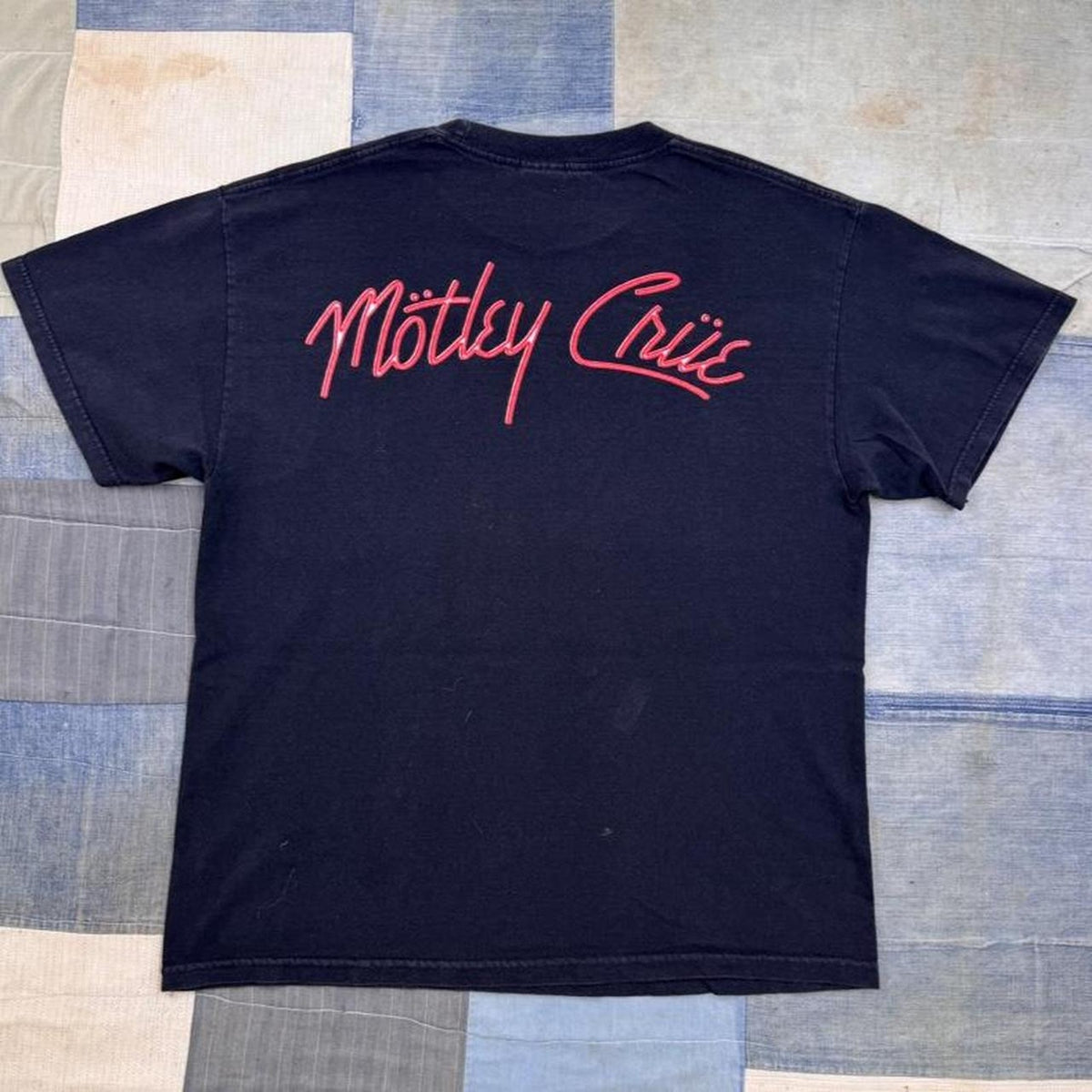 2000s Mötley Crüe Girls Girls Girls Double Sided Band Tee Black | Large