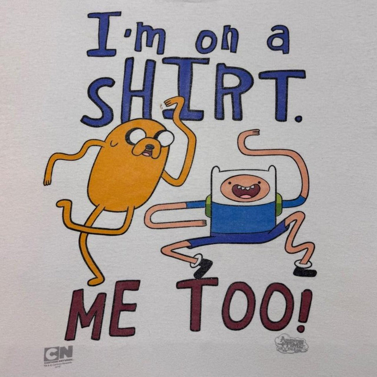 2011 Adventure Time Finn And Jake Tee | XL