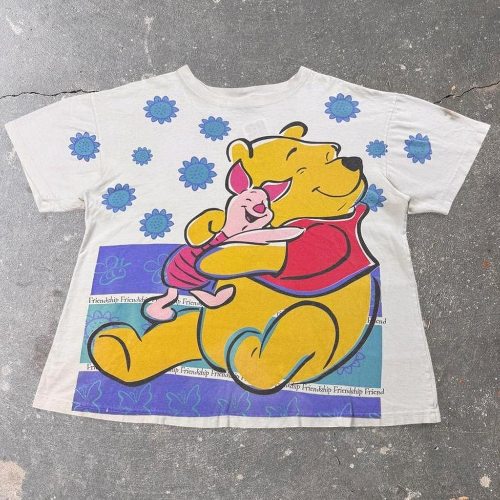 1990s Disney Winnie the Pooh Piglet Friendship Tee | XL