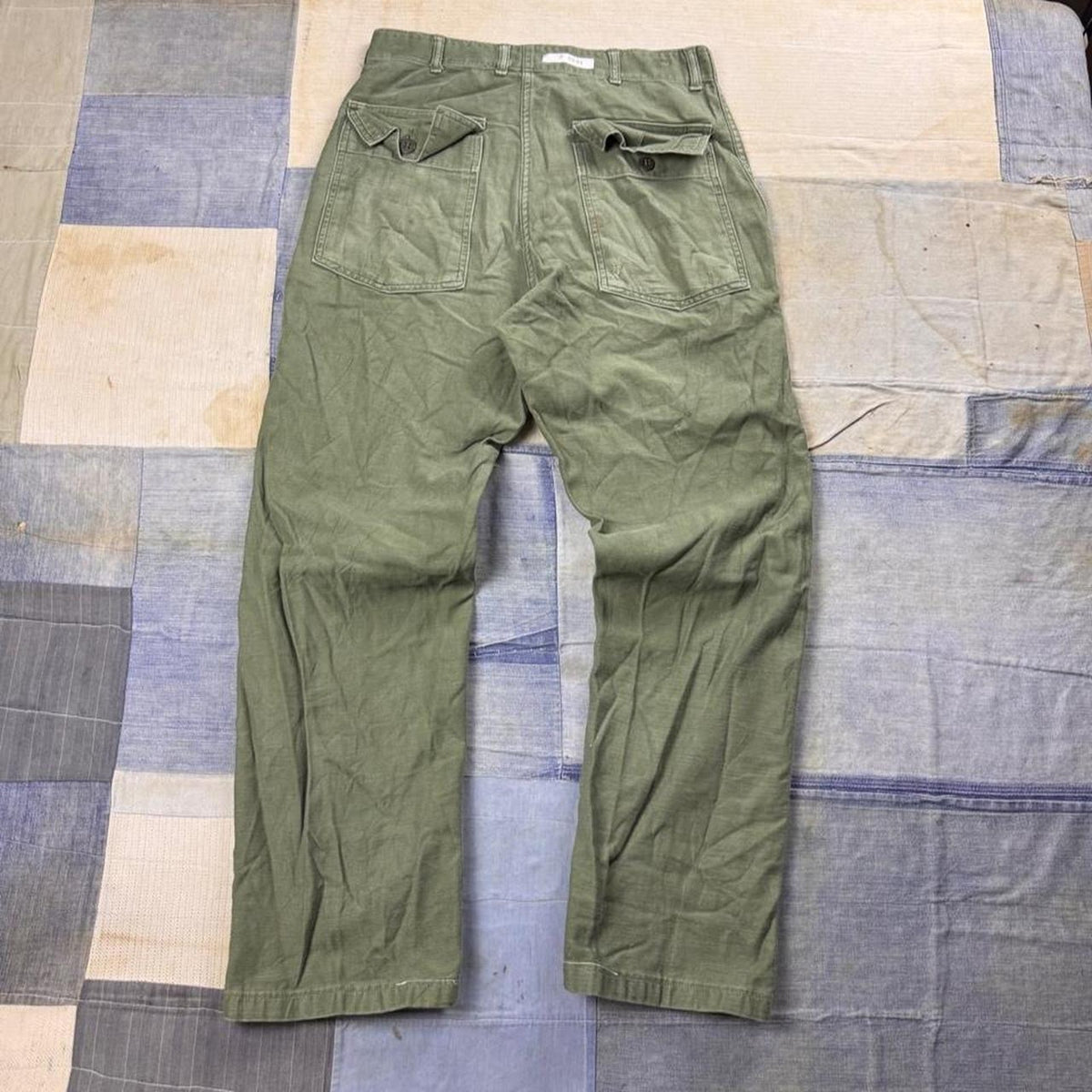 1965 U.S. Army OG-107 Type I Pants | 29x27