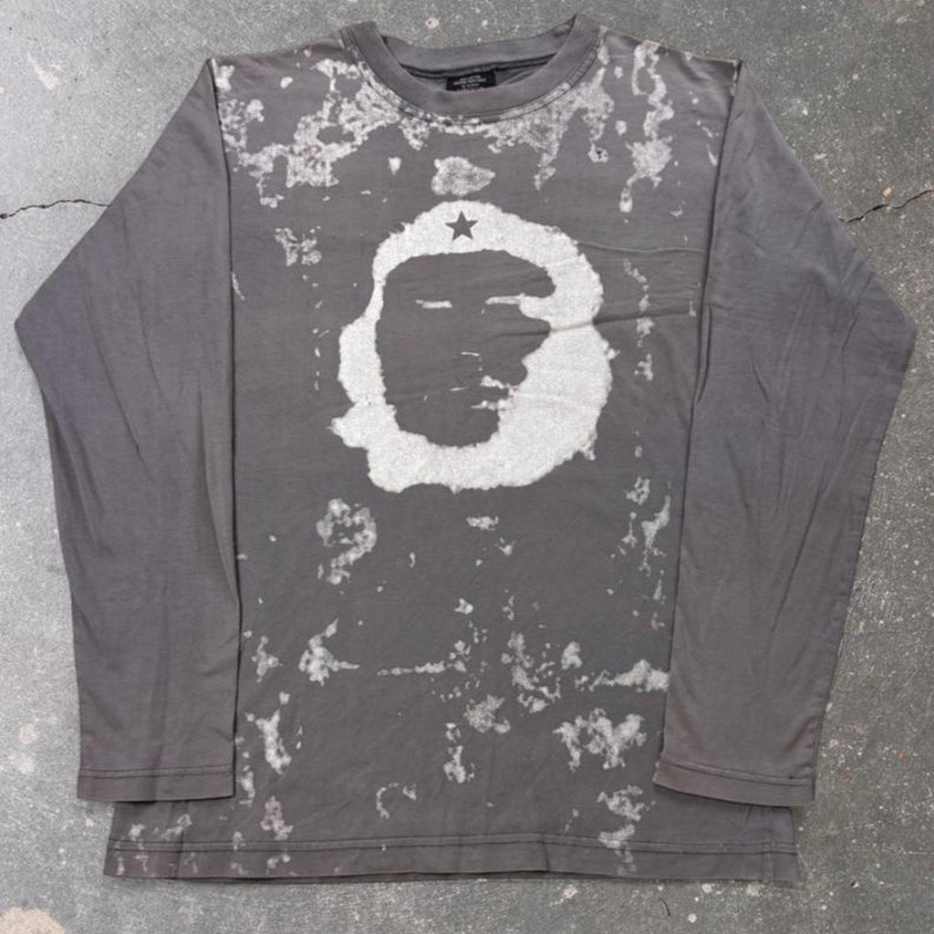 2000s Che Guevara All Over Print Long Sleeve Tee | Small