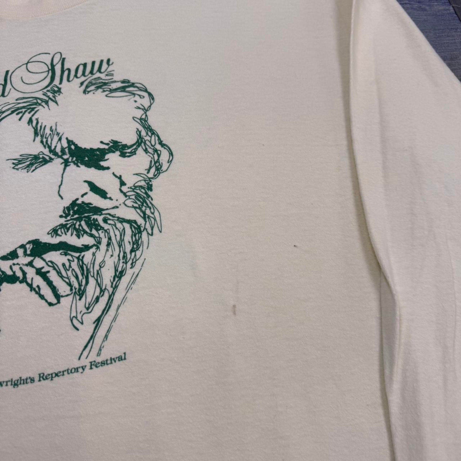 1980s Bernard Shaw long sleeve tee | Large