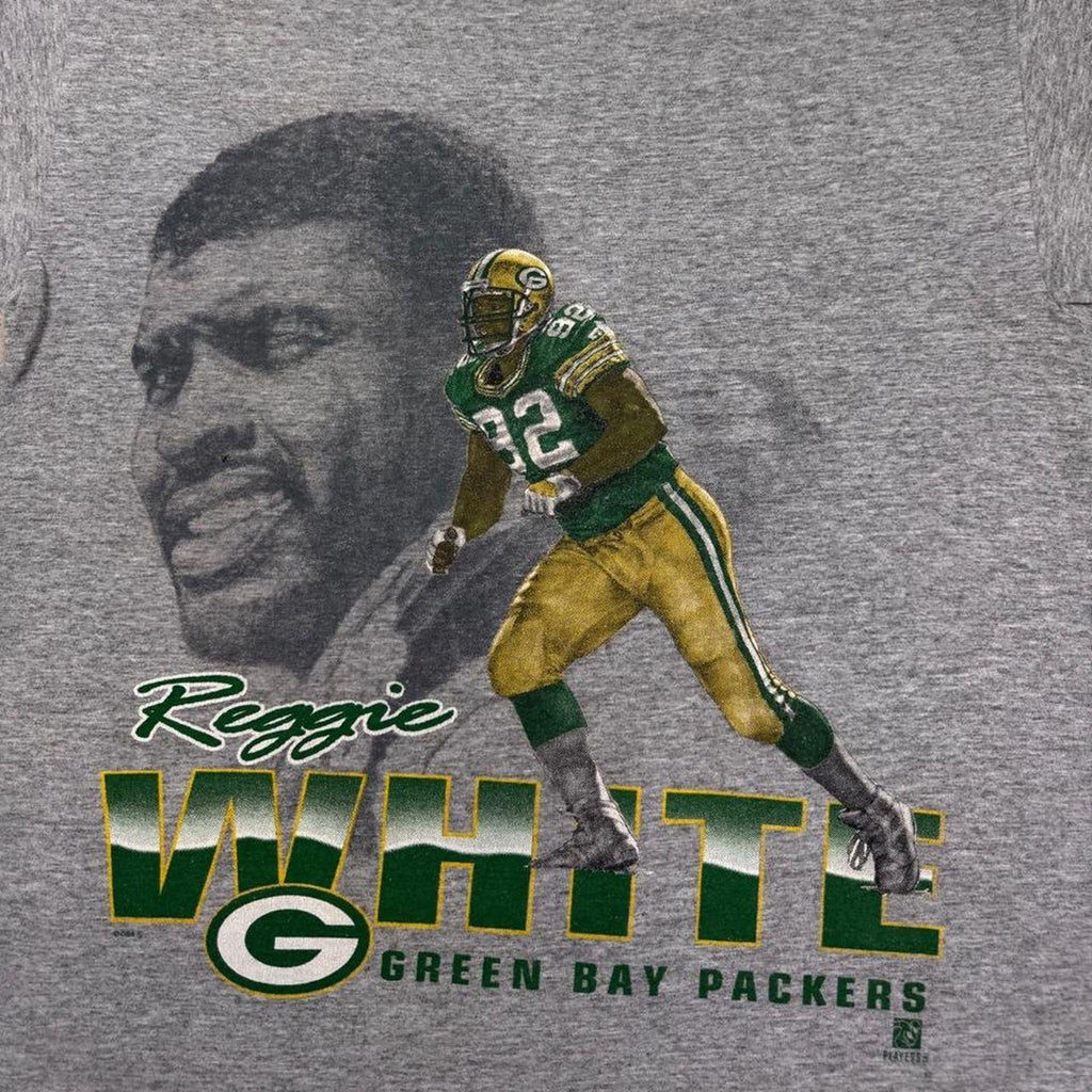 1990s Reggie White Green Bay Packers NFL Football Graphic Tee | Medium