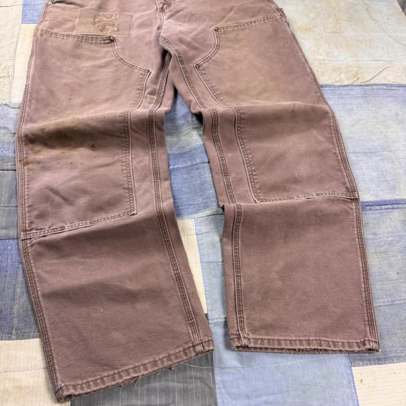 2000s Carhartt B136 CHT Double Knee Carpenter Pants | 31x30