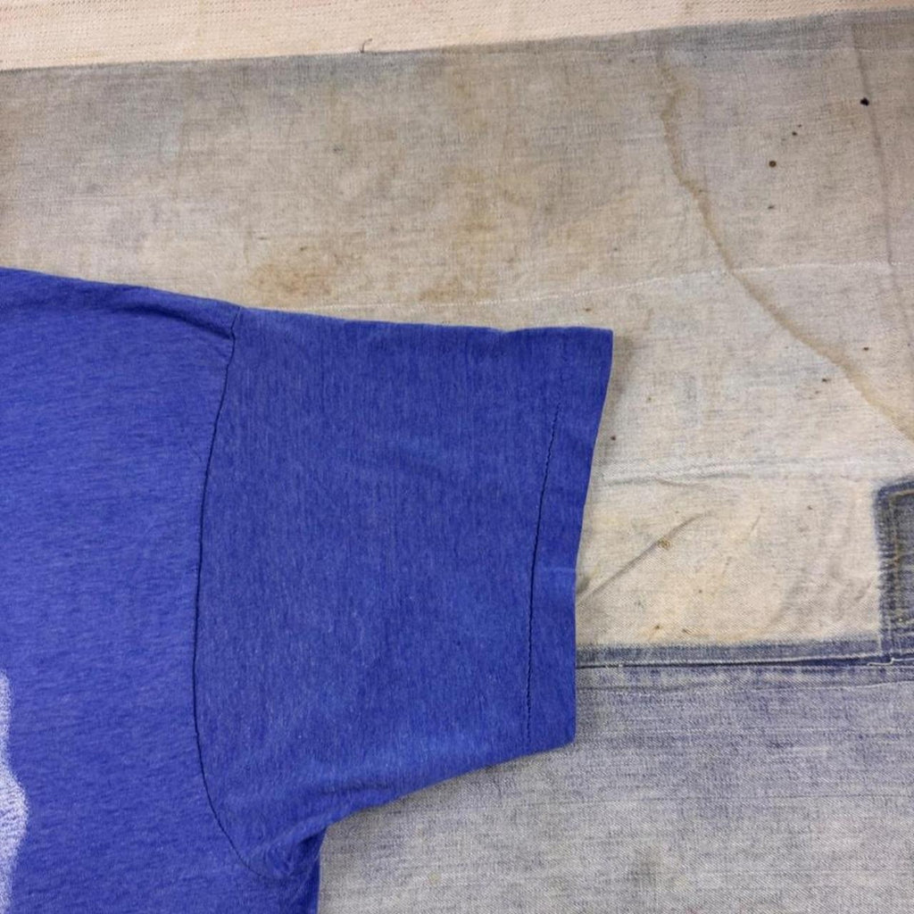 1990s Echo and the Bunnymen Band Graphic Tee Blue | Large
