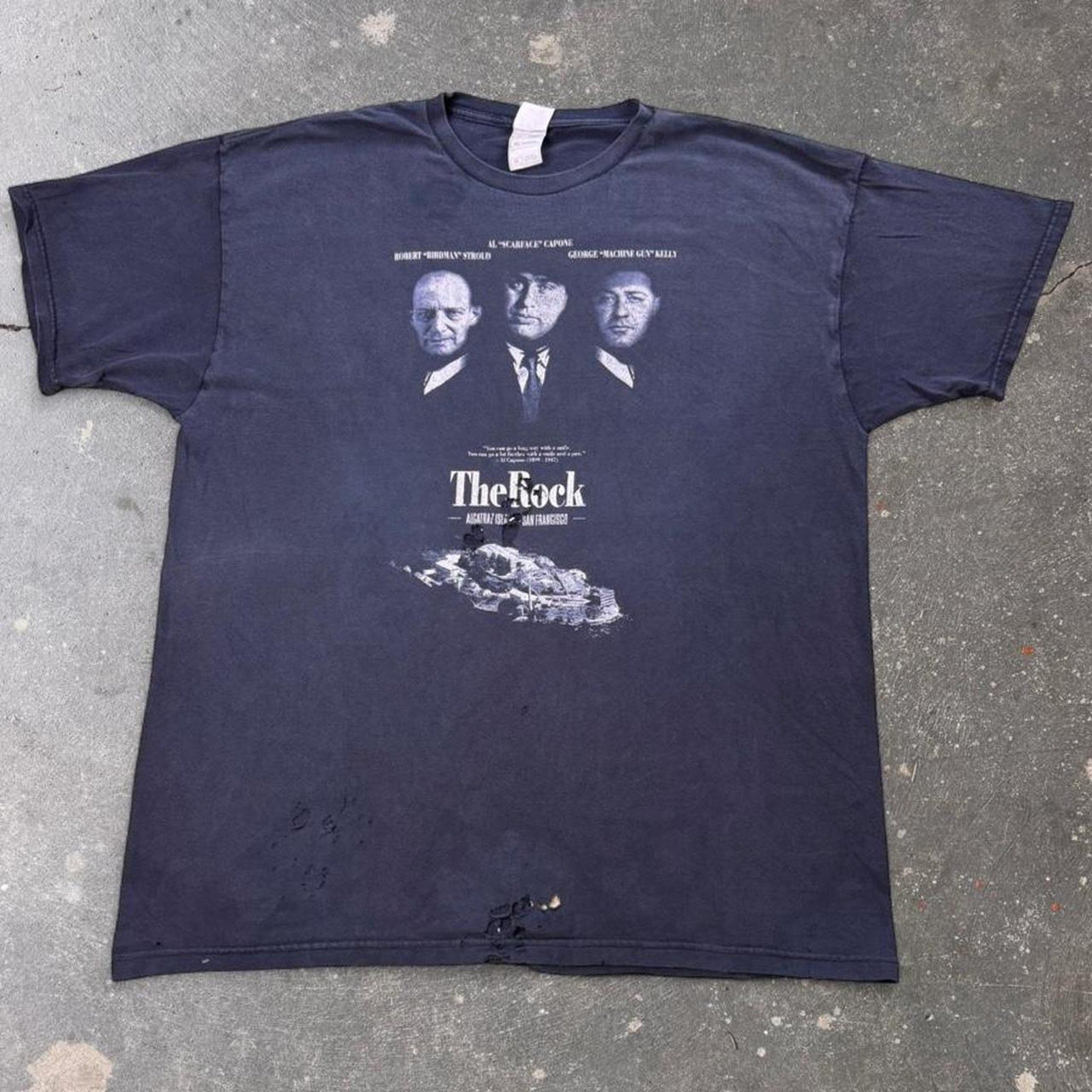1990s Alcatraz The Rock Infamous Prisoners Tee | 2XL