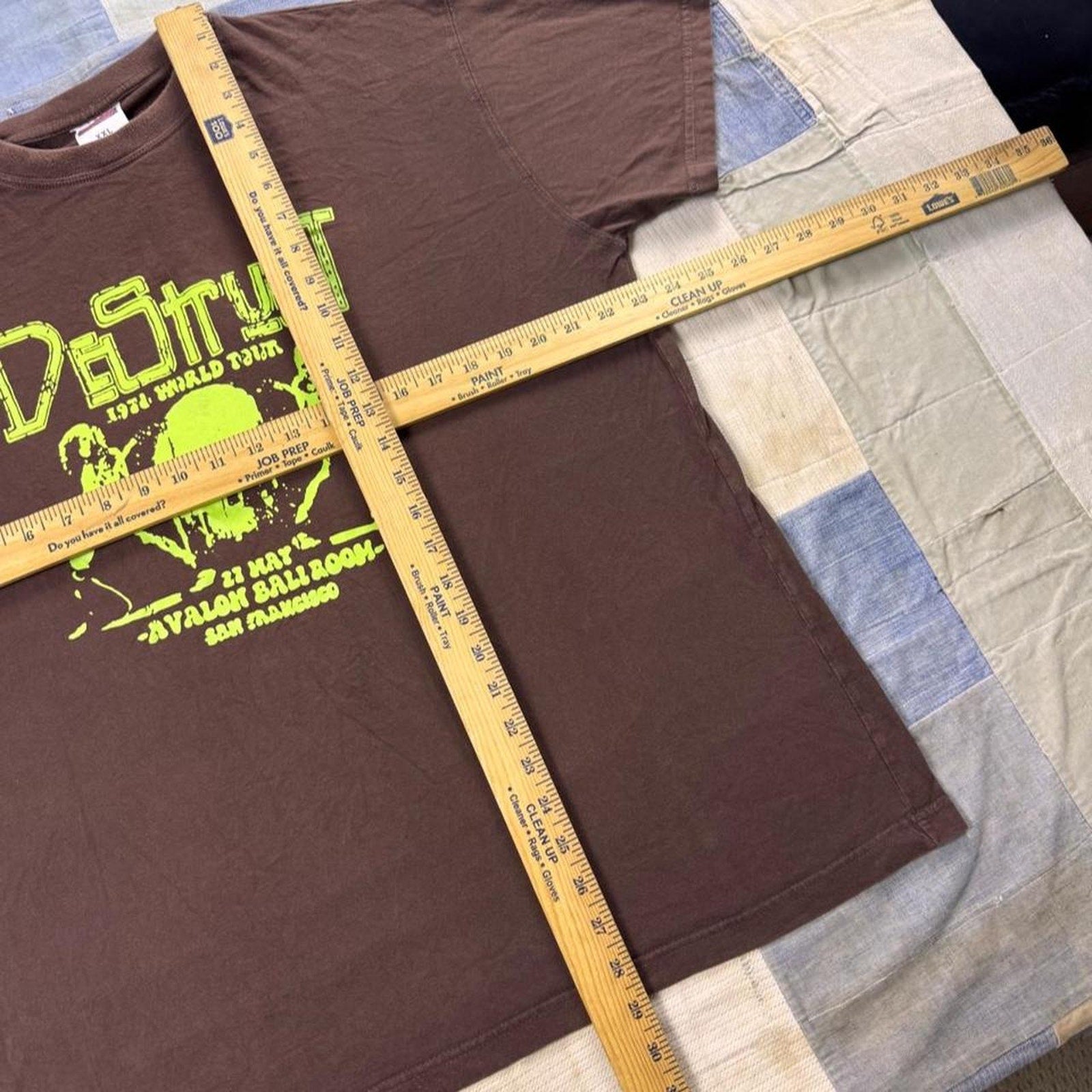 2000s DeStruct 1974 World Tour Avalon Ballroom Graphic tee | XXL