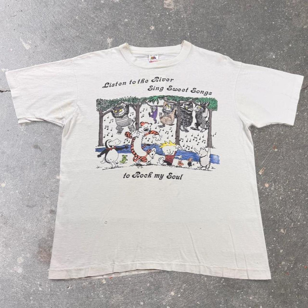 1990s Grateful Dead Parking Lot Bootleg Tie Dye Tee | XL