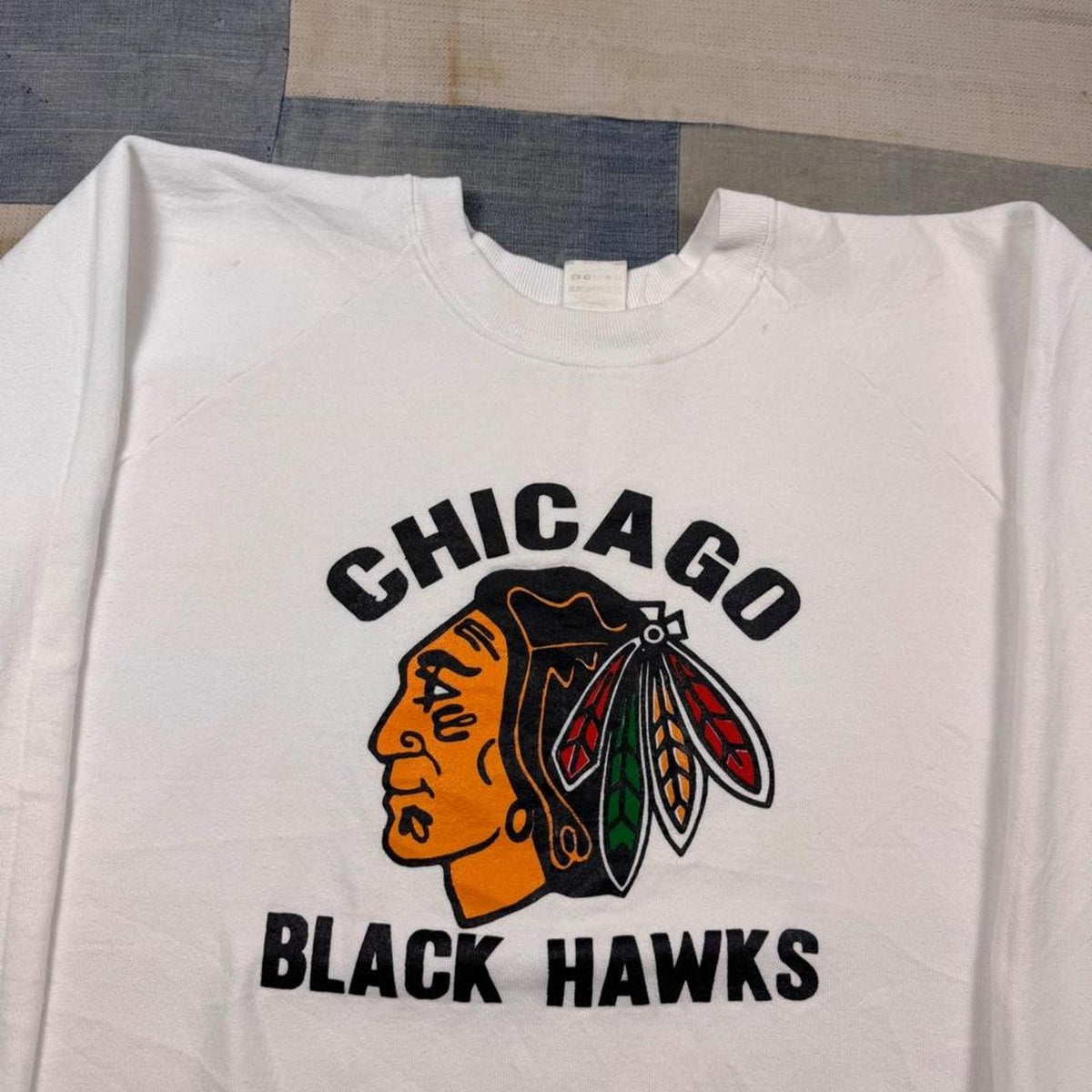 1980s Chicago Blackhawks Crewneck Sweatshirt | L