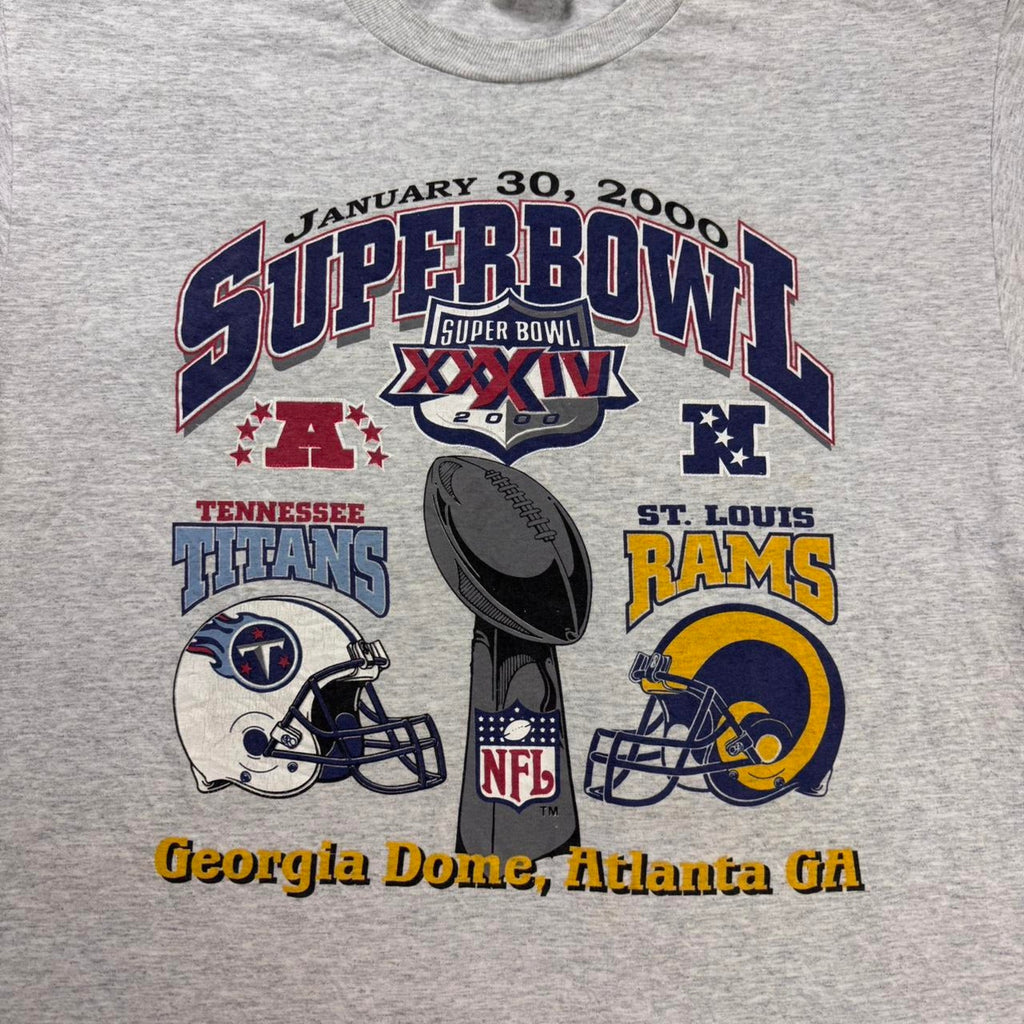 2000s NFL Super Bowl Tennessee Titans VS St.Louis Tee | Large