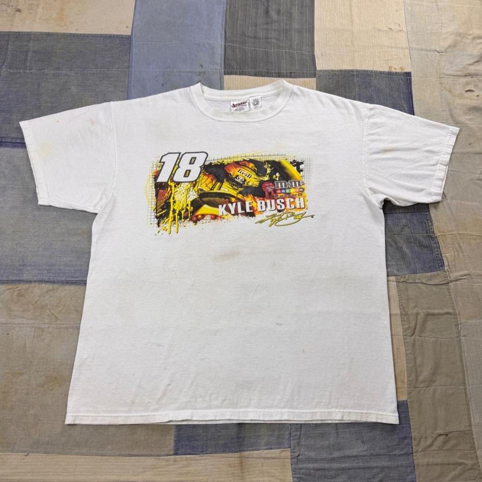 2011 Kyle Busch 18 M&M’s NASCAR Racing Tee | XL