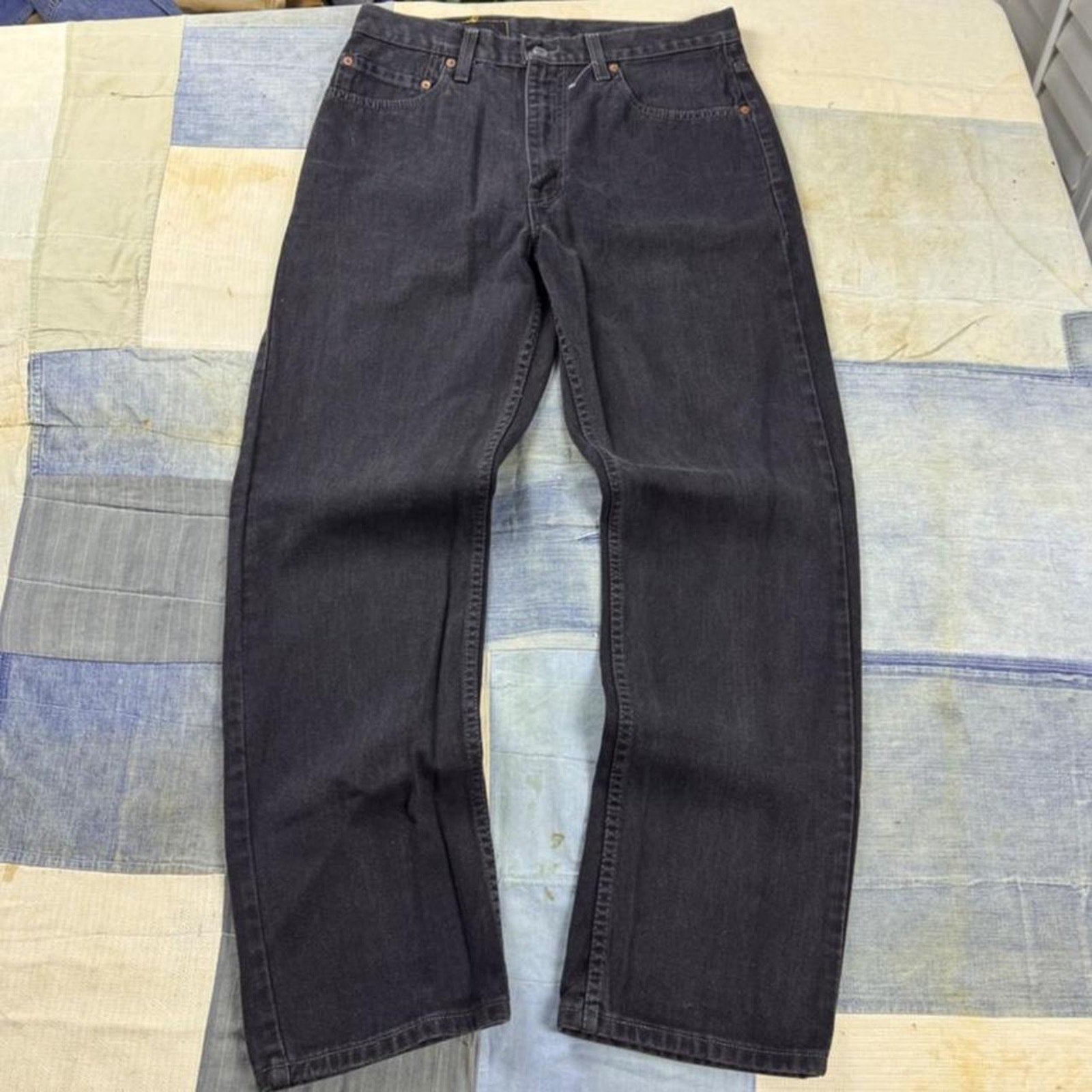 1990s Levi’s 505 Faded Black Regular Fit Jeans | 31x29.5