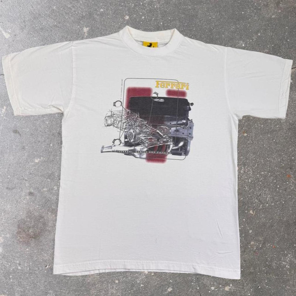 1998 Ferrari F1 Engine Schematic Tee | L