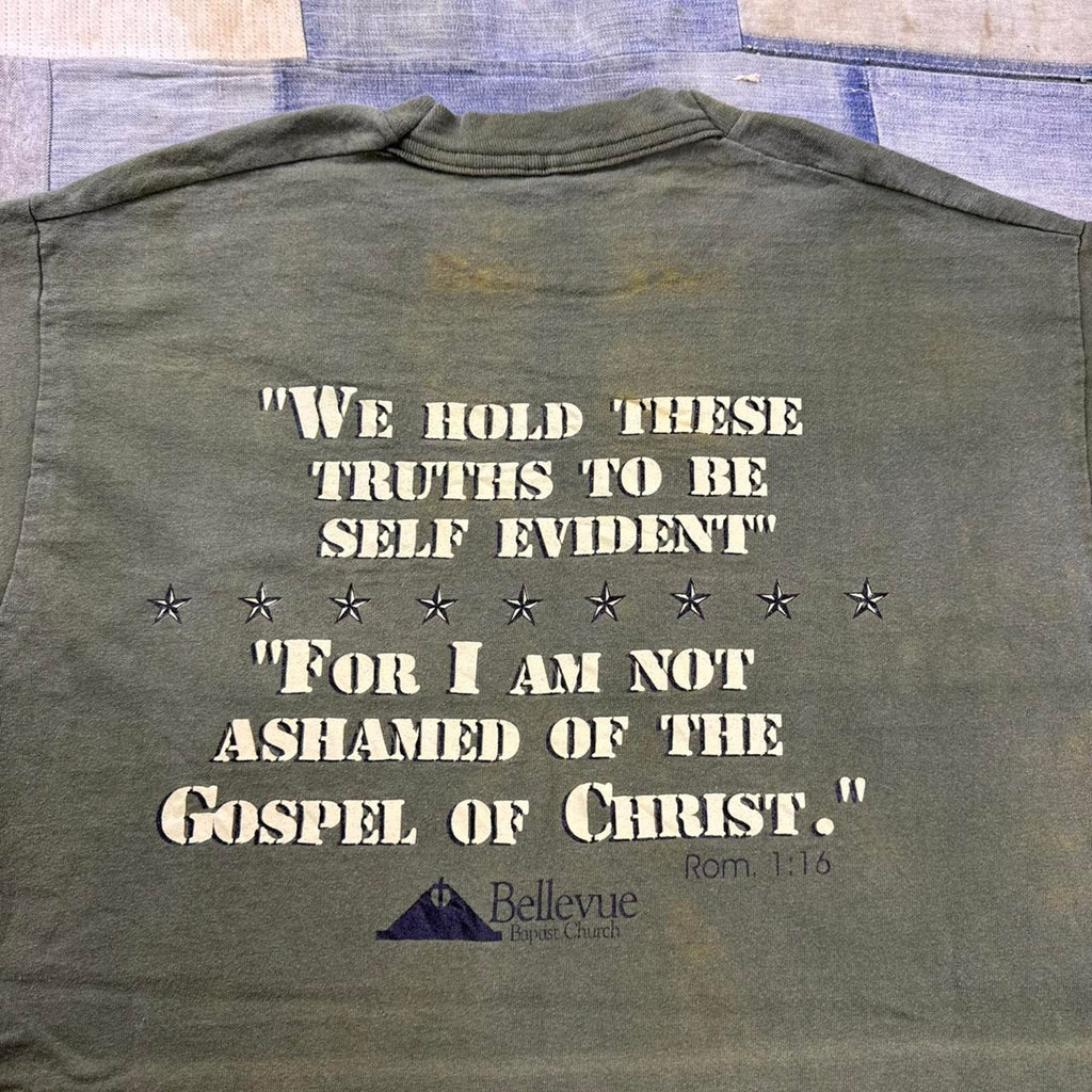 2000s ROCC (Reclaiming Our Country for Christ) double-sided tee | Large
