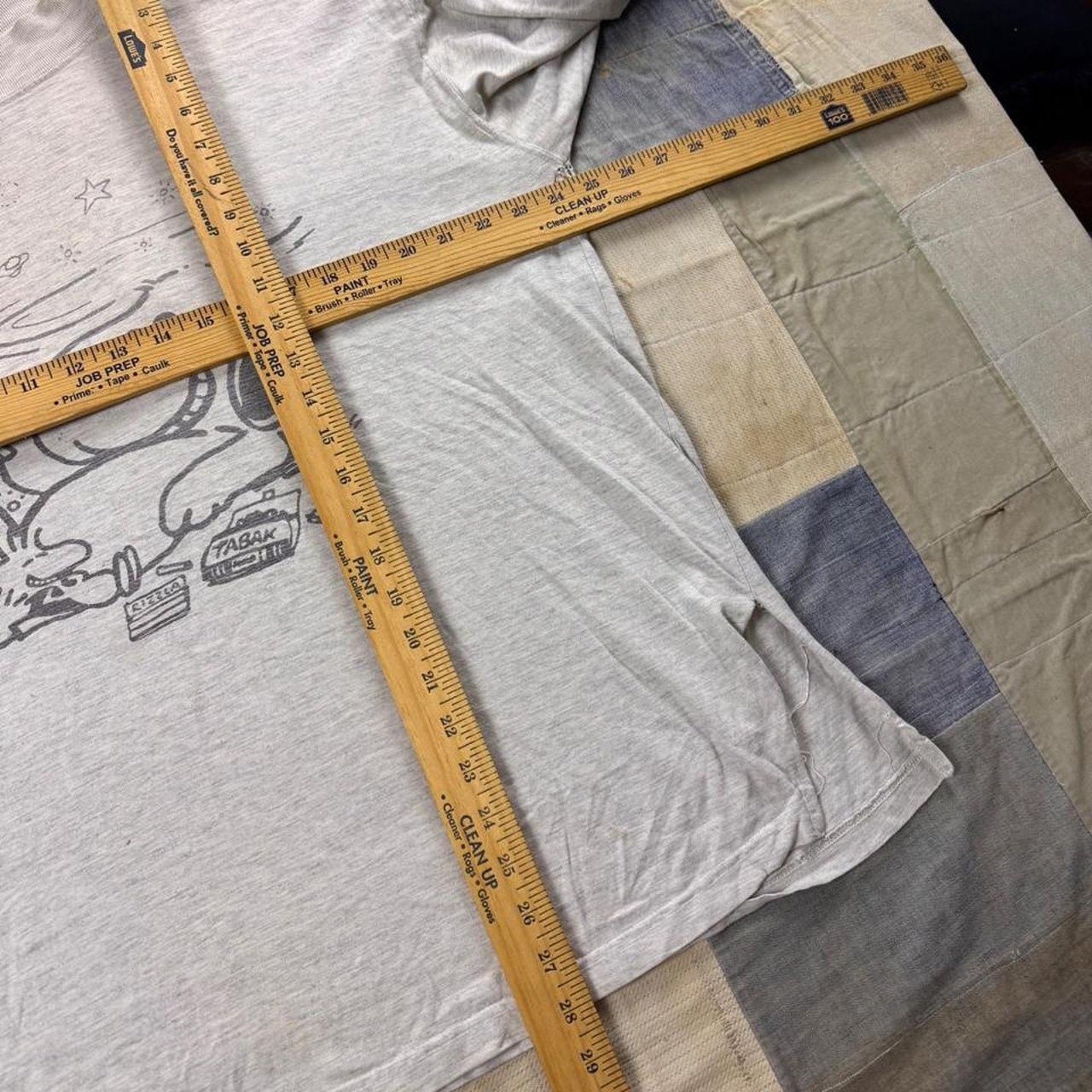 1990s Snoopy Marijuana Weed Leaf Bootleg Long Sleeve Tee | XL