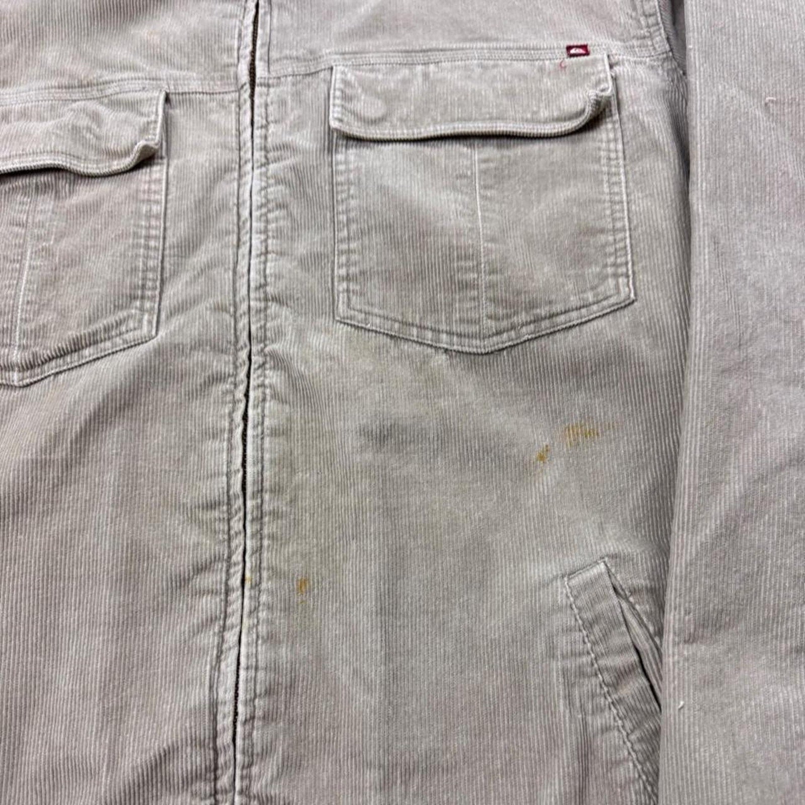 2000s quiksilver corduroy sherpa lined workwear