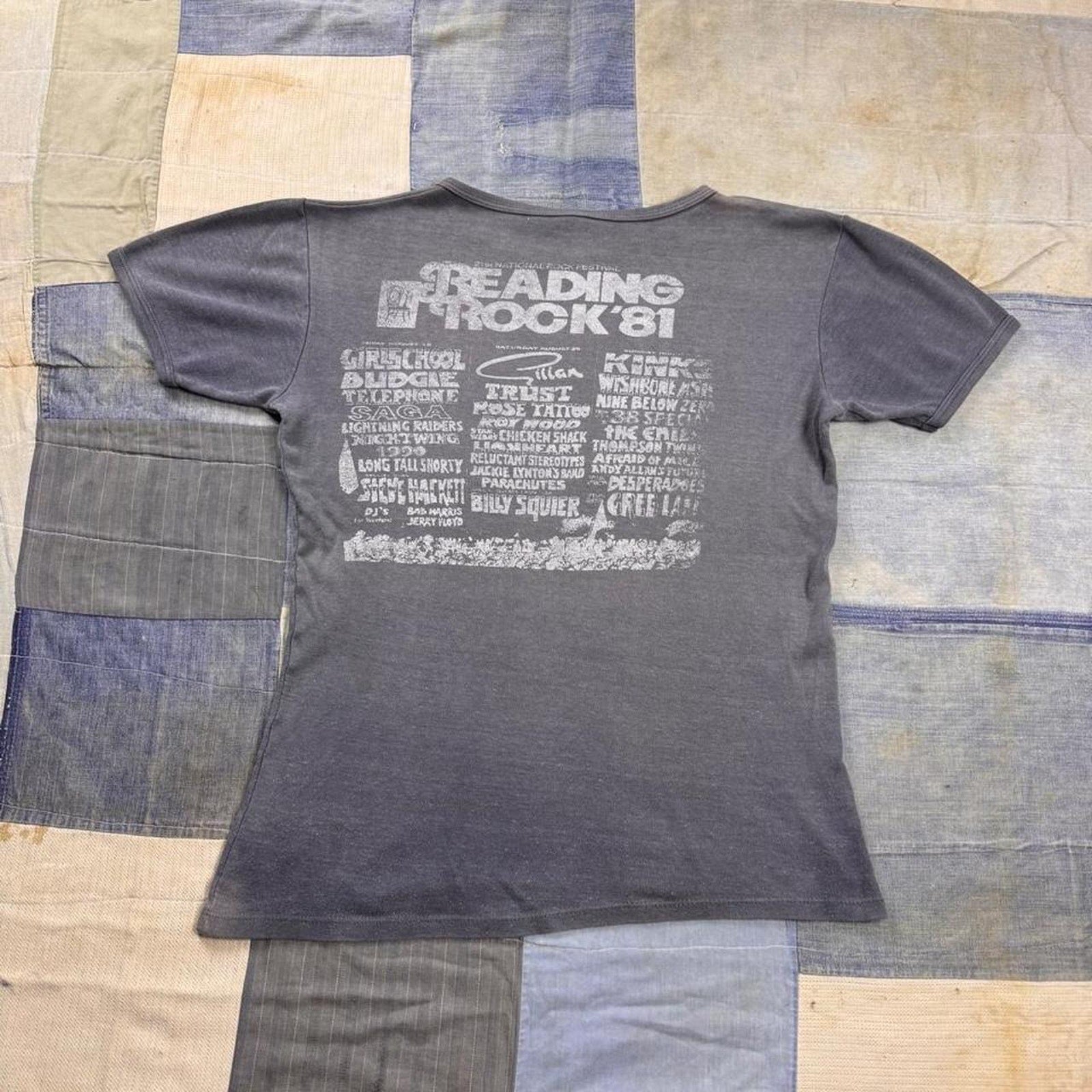 1981 Reading Rock Festival baby tee Womens | Large