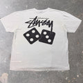 1990s Stüssy Dice Double-Sided Graphic Tee | XL