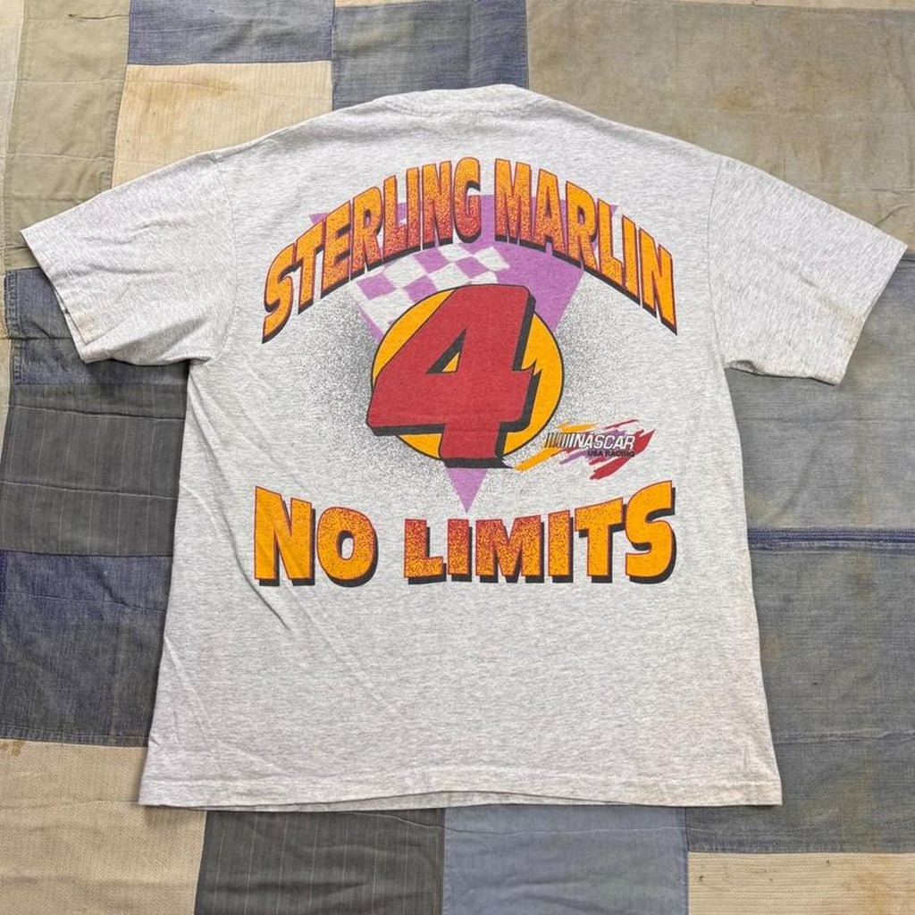 1995 Sterling Marlin NASCAR “No Limits” graphic tee | Large
