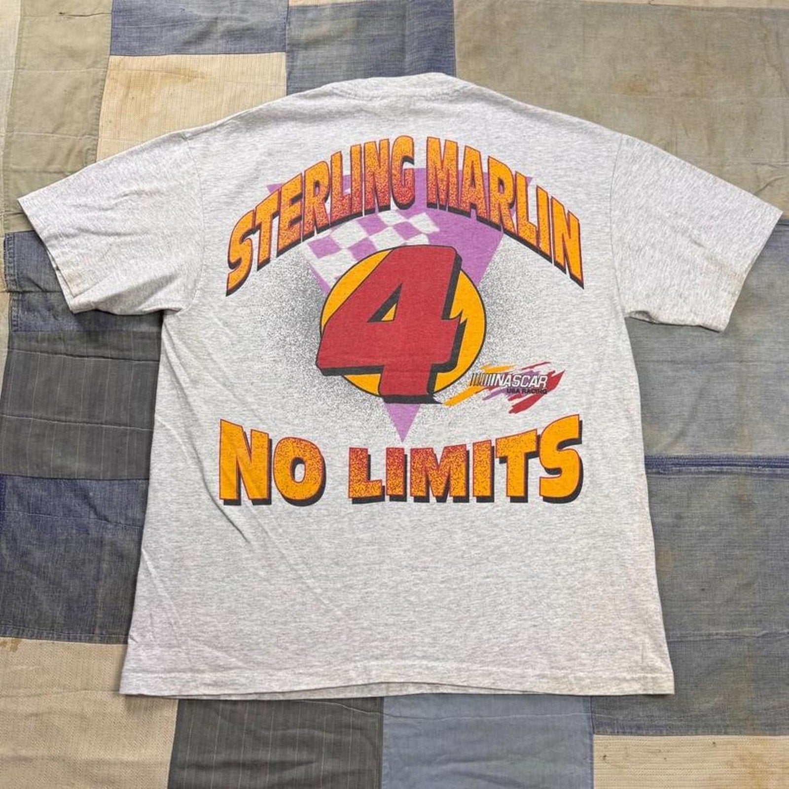1995 Sterling Marlin NASCAR “No Limits” graphic tee | Large