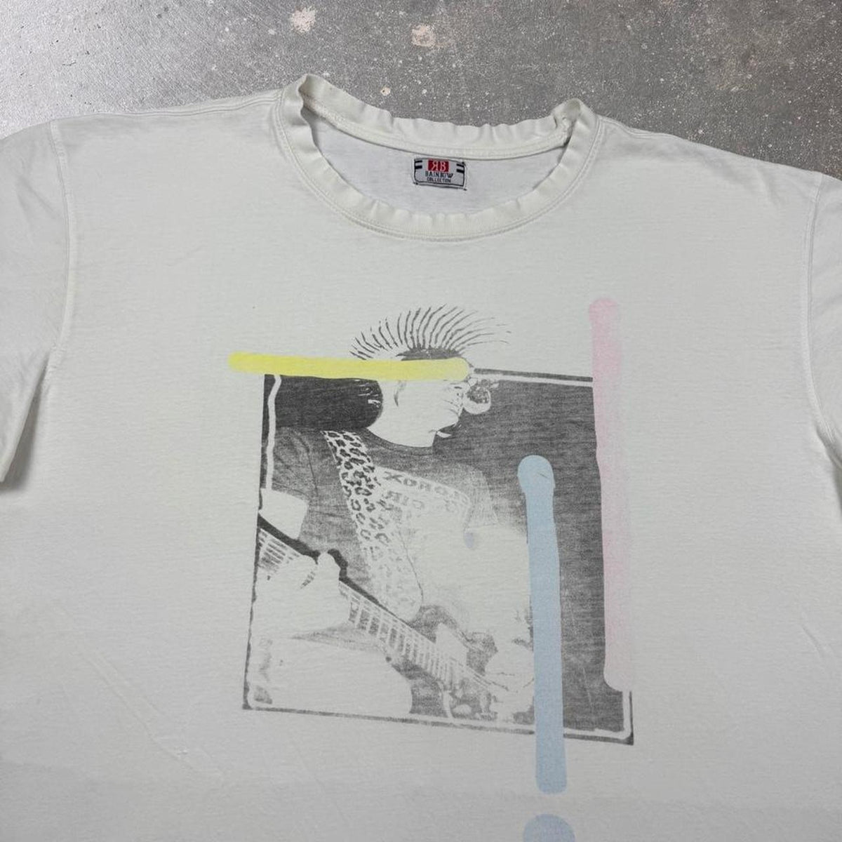 1990s Punk Rocker Mohawk Graphic Tee | 2XL