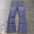 2000s Seven 7 Flared blue jeans | 32x32.5